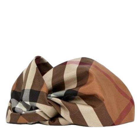 Burberry dark birch brown headband